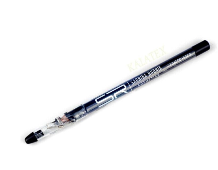 Sabrina Cosmetische Kajalstift zwart 14 cm op blisterkaart