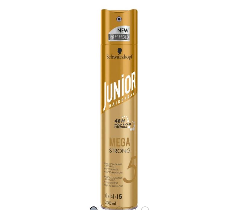 SCHWARZKOPF JUNIOR MEGA STRONG HAIRSPRAY 300ml