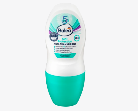 Balea Antitranspirant Deo Roll-on 5in1 Protection, 50 ml