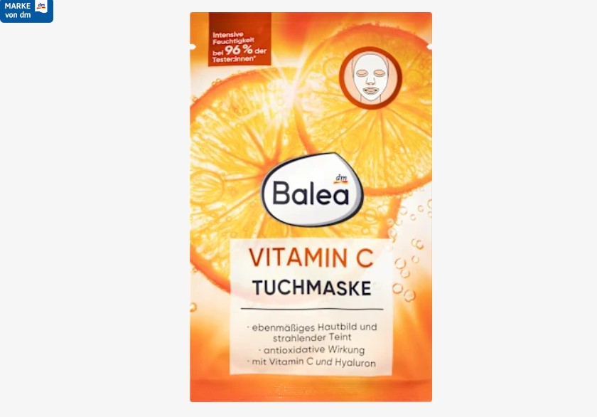 Balea Tuchmaske Vitamin C, 1 St