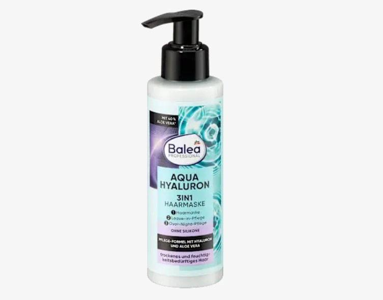 Balea PROFESSIONAL Haarmaske 3in1 Aqua Hyaluron, 150 ml