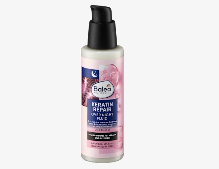Balea PROFESSIONAL Over Night Fluid Keratin Repair, 100 ml