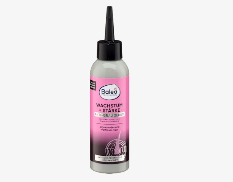 Balea PROFESSIONAL Haarserum Wachstum + Stärke, Anti-Grau, 150 ml
