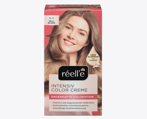 Reele Intensiv Color Creme Hellblond 8.0, 110 ml