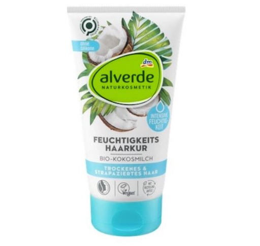 Alverde NATURKOSMETIK رطوبة معالجة الشعر Bio-Kokosmilch, 150 ml
