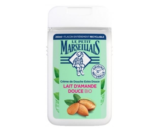 Le Petit Marseillais Crème de Douche Extra Douce Lait d'Amande Douce Bio 250 ml