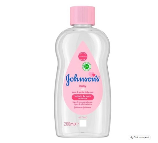 Johnsons Baby Oil Regular 200ml زيت اطفال rose