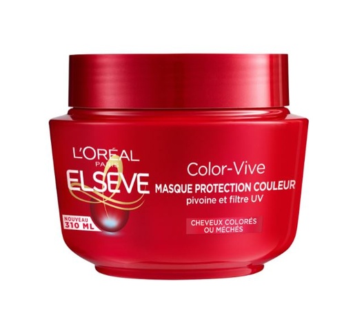 L'oreal Masque Cheveux Protection Couleur Cheveux Colorés Color-Vive ELSEVE